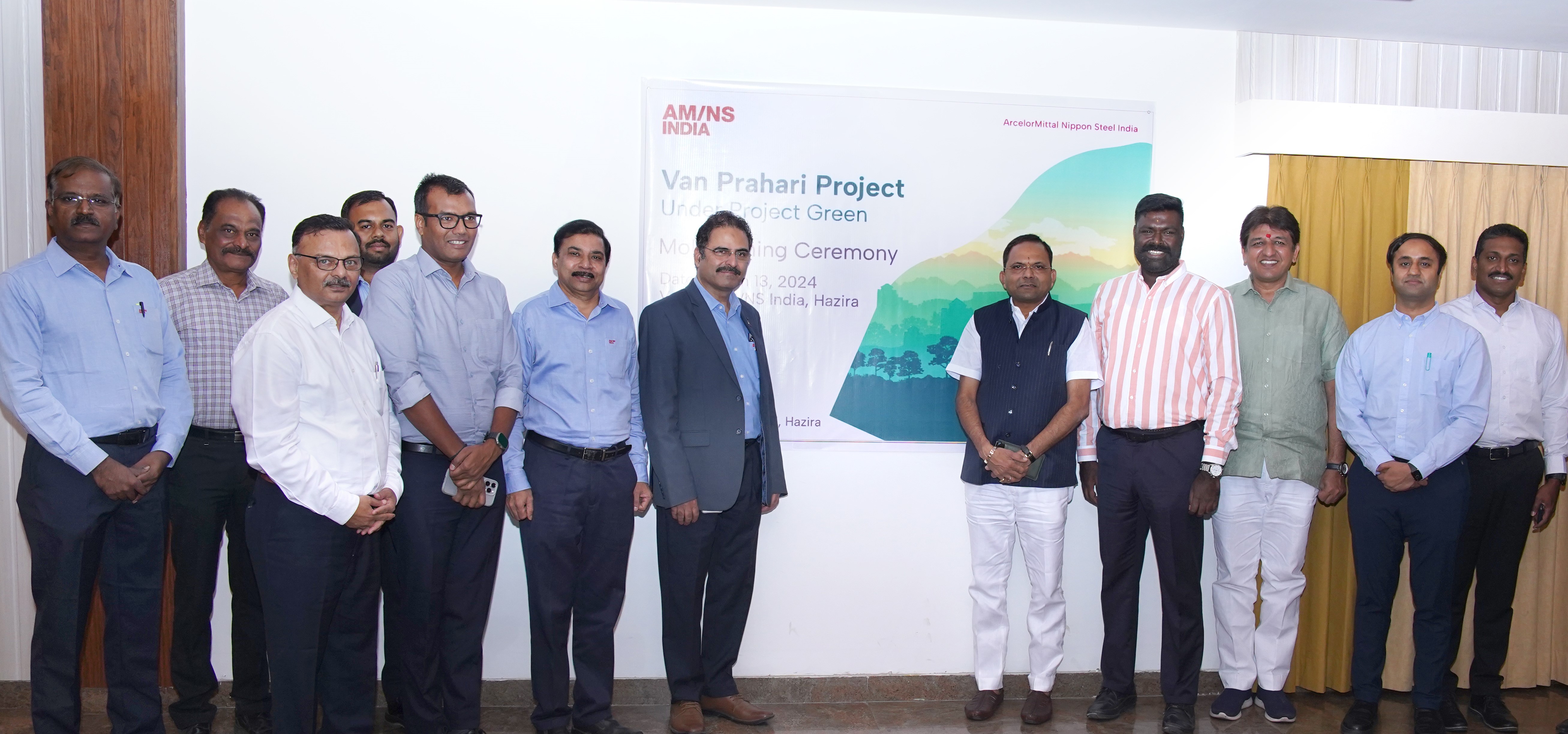 AM/NS India signs MoU for Gujarat government’s Van Prahari project